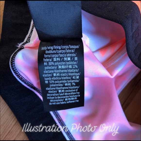Victoria Secret PINK Green Camo Sports Bra Small - Picture 8 of 13